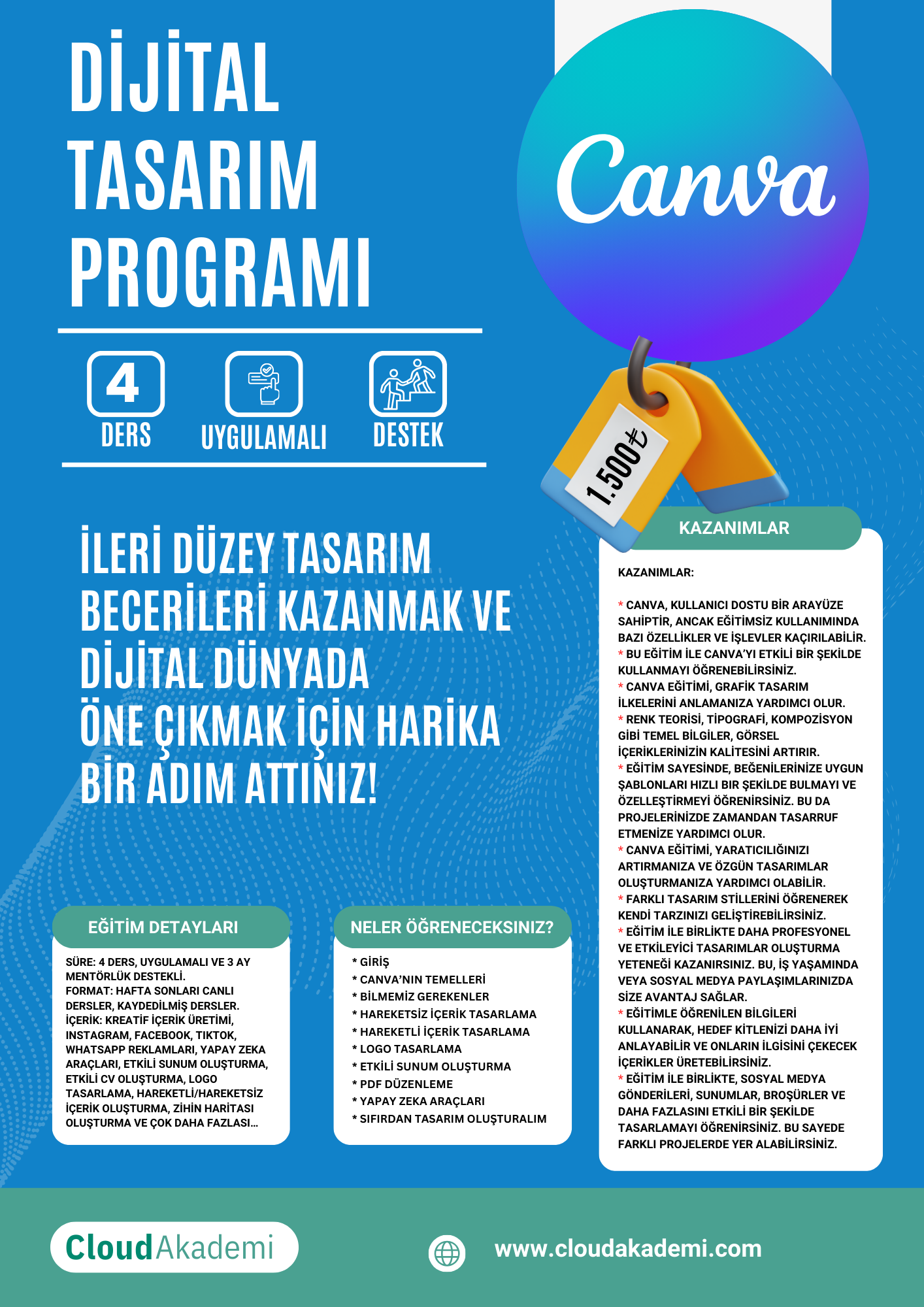 Dijital Tasarım Canva Kursu