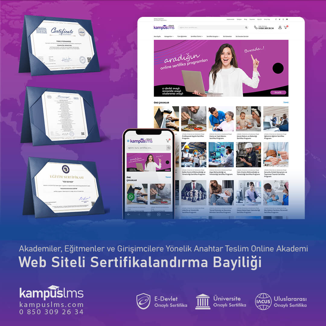 Web Siteli Sertifikalandırma Bayiliği